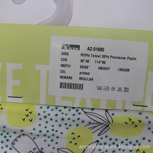 Fabric 30% Rayon 70% Tencel Twill Fabric
